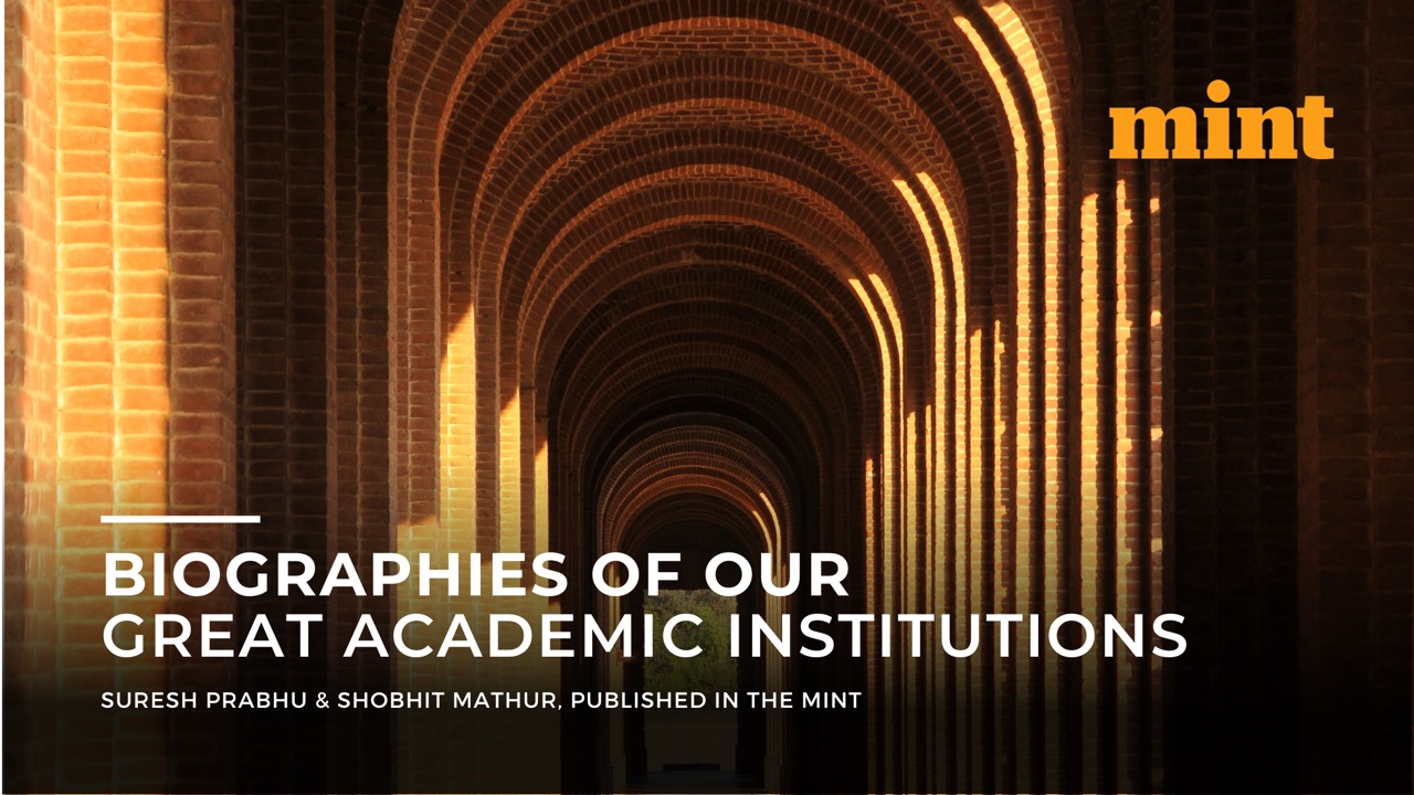 We need biographies written of our great academic institutions